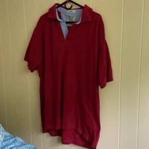 Skyr shirt 100 percent cotton Red